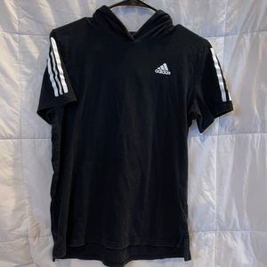 Adidas, Large 14/6, hoodie T-shirt black